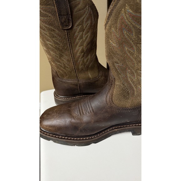 Ariat Workhog EH Square Toe Work Western Cowboy Boots (10020008) 7D - Picture 9 of 9